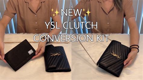 How To Convert A YSL Clutch Into a Cr